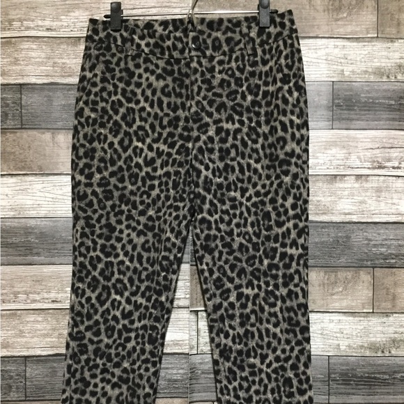 CAbi 3393 Jungle Trouser Leopard Skinny Ankle Pant Women’s 6 (Inseam 26) - Picture 5 of 10